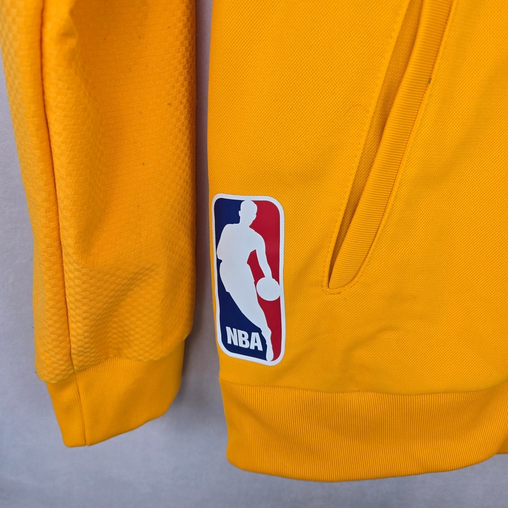 Los Angeles Lakers Adidas On Court Warmup Jacket Rare 2014-15 Kobe Shaq Mens S - Picture 4 of 8